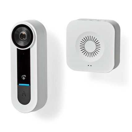 Vídeoporteiro sem fios com sensor Full HD 1536p Wi-Fi IP65