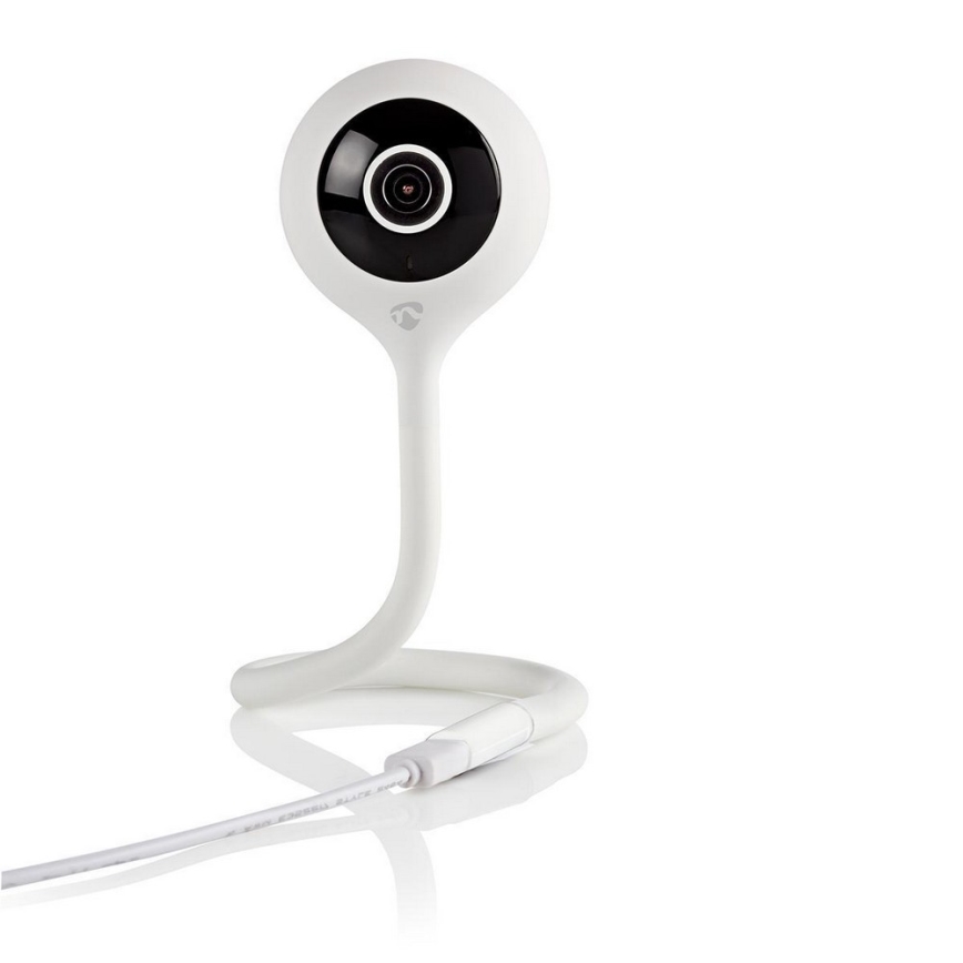 Câmara IP inteligente LED/5V/FULL HD 1080p com monitorização climática