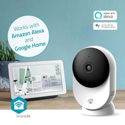 Câmara inteligente Smartlife 5V 3MP Full HD 1296p Wi-Fi