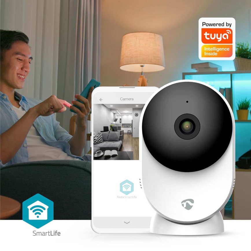 Câmara inteligente Smartlife 5V 3MP Full HD 1296p Wi-Fi