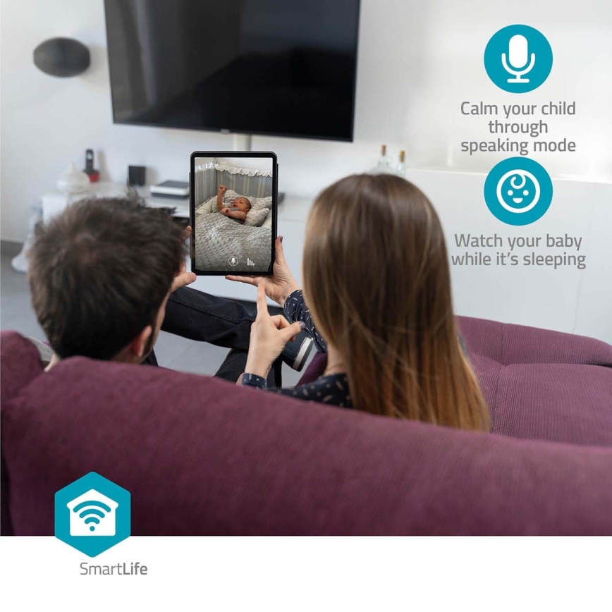 Câmara inteligente Smartlife 5V 3MP Full HD 1296p Wi-Fi