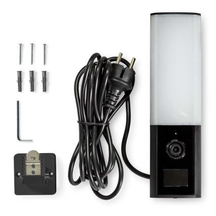 Câmara exterior inteligente Smartlife Full HD 1080p com iluminação LED Wi-Fi Tuya IP65