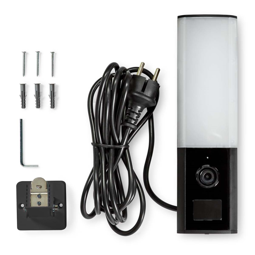 Câmara exterior inteligente Smartlife Full HD 1080p com iluminação LED Wi-Fi Tuya IP65