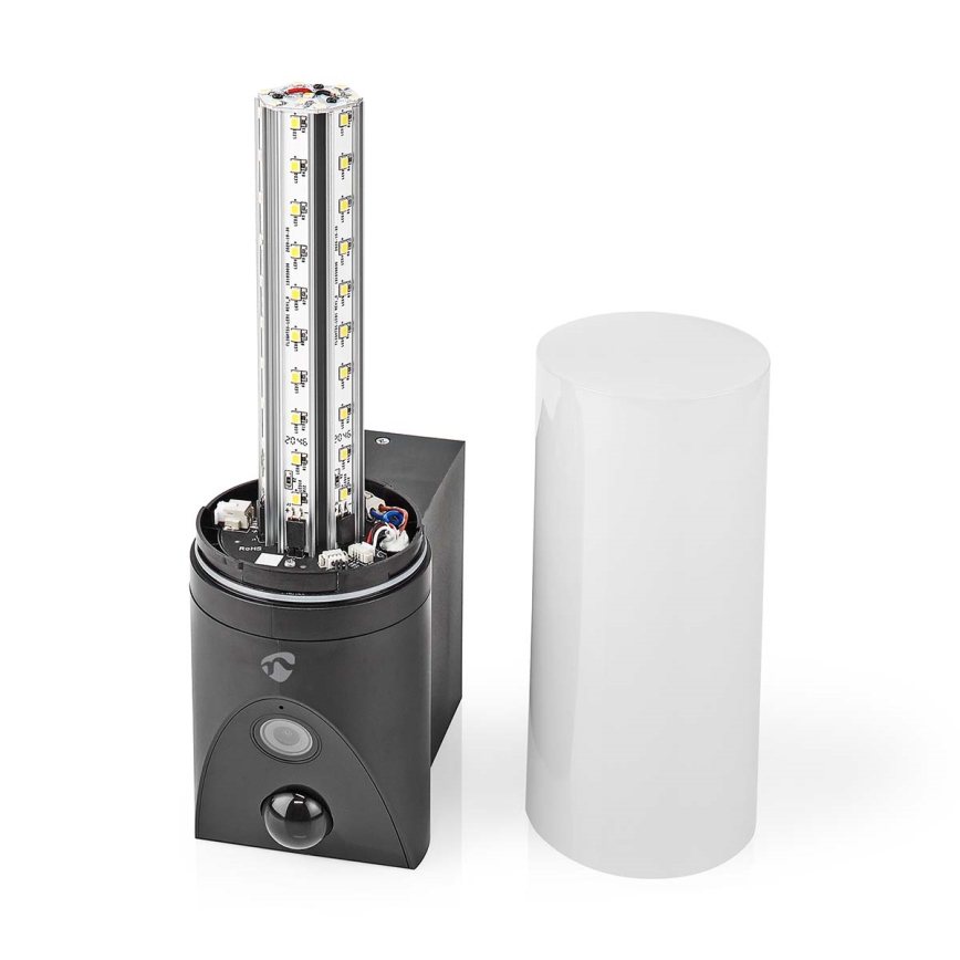 Câmara exterior inteligente SmartLife Full HD 1080p com iluminação LED Wi-Fi Tuya IP65