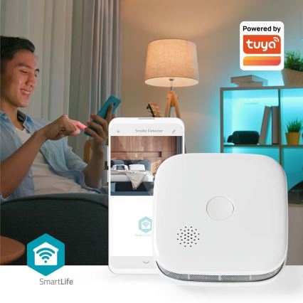 CONJUNTO 3x Detetores de fumo SmartLife 3V/1xCR123A Wi-Fi Tuya