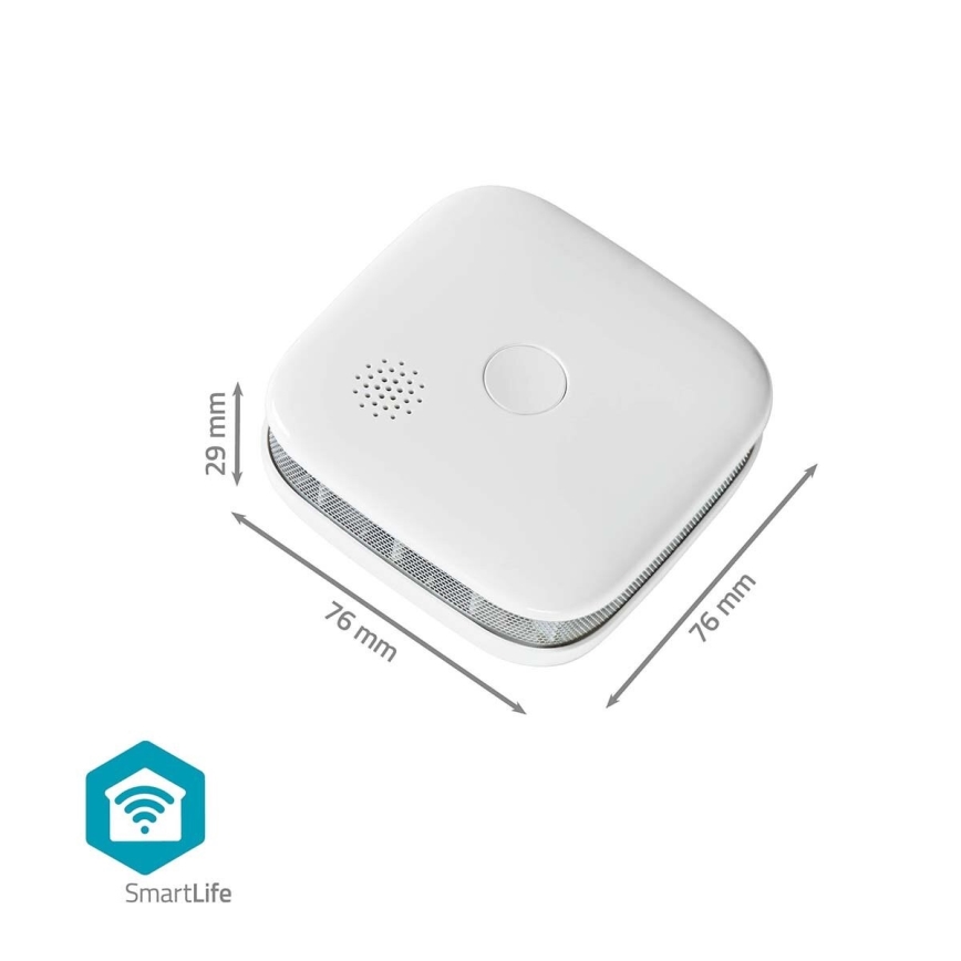 CONJUNTO 3x Detetores de fumo SmartLife 3V/1xCR123A Wi-Fi Tuya