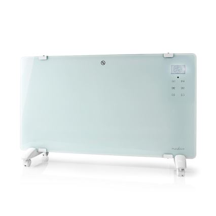 Aquecedor elétrico/convector 2000W/230V com Wi‑Fi, IP24 e termostato