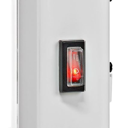Aquecedor elétrico/convector 2000W/230V com Wi‑Fi, IP24 e termostato