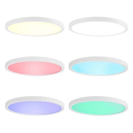 Iluminação de teto RGBW com regulação SmartLife LED/18W/230V 2700-6500K Wi-Fi Tuya