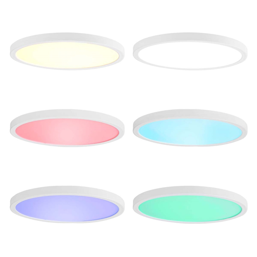 Iluminação de teto RGBW com regulação SmartLife LED/18W/230V 2700-6500K Wi-Fi Tuya