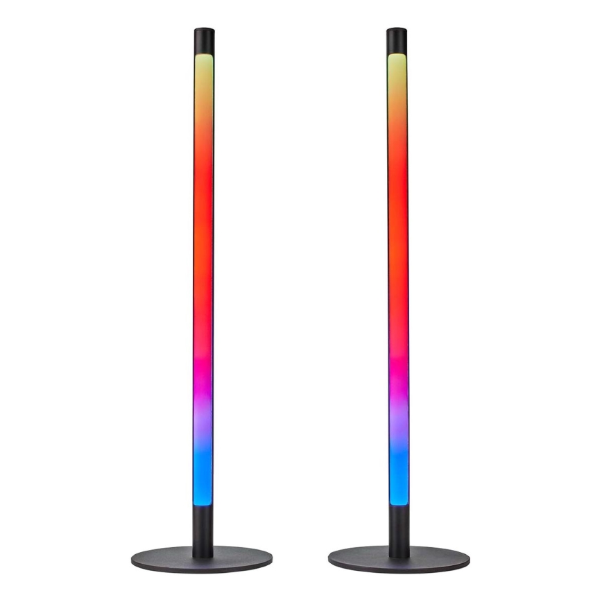 Nedis WIFILD10RGBW-CONJUNTO 2x Candeeiros de mesa LED RGBIC com regulação LED/36W/230V 2700-6500K + comando