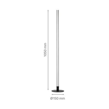 Candeeiro de chão LED RGBIC com regulação Smartlife LED/10W/230V 100,5 cm 2700-6500K Wi-Fi Tuya + comando
