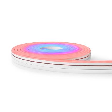 Tira exterior LED RGB Regulável SmartLife 6m 32W/230V Wi-Fi IP65+ controlo remoto