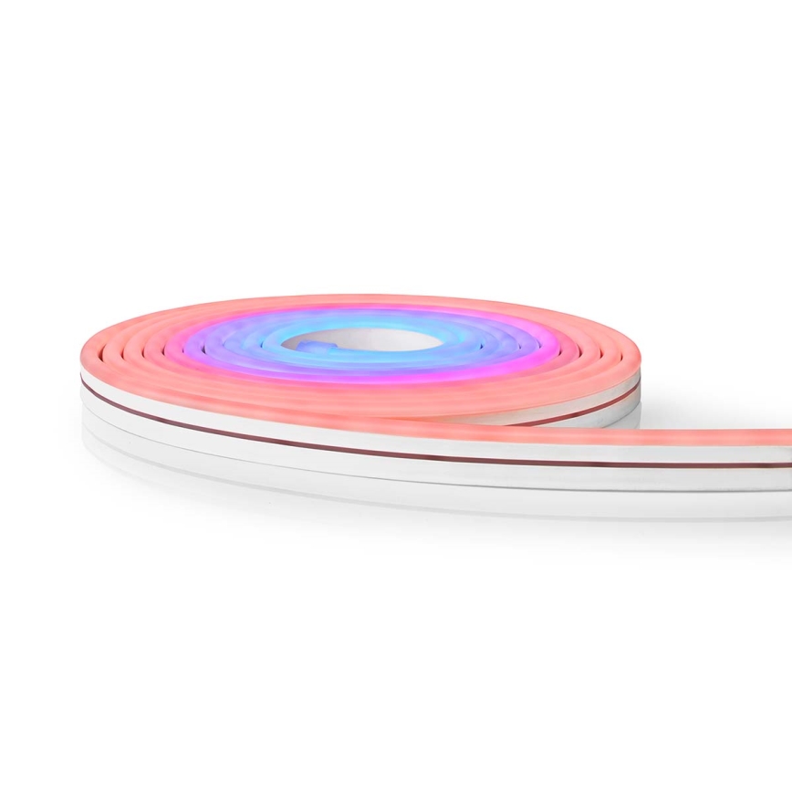 Tira exterior LED RGB Regulável SmartLife 6m 32W/230V Wi-Fi IP65+ controlo remoto