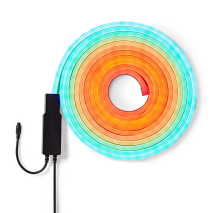 Tira exterior LED RGB Regulável SmartLife 6m 32W/230V Wi-Fi IP65+ controlo remoto