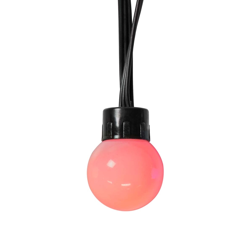 Corrente decorativa LED RGB 48xLED 13,8m IP65 Wi-Fi Tuya
