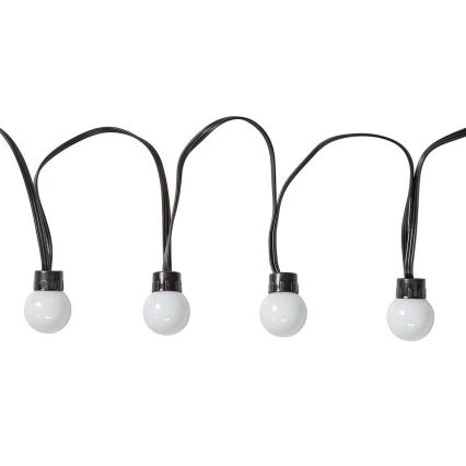 Corrente decorativa LED RGB 48xLED 13,8m IP65 Wi-Fi Tuya