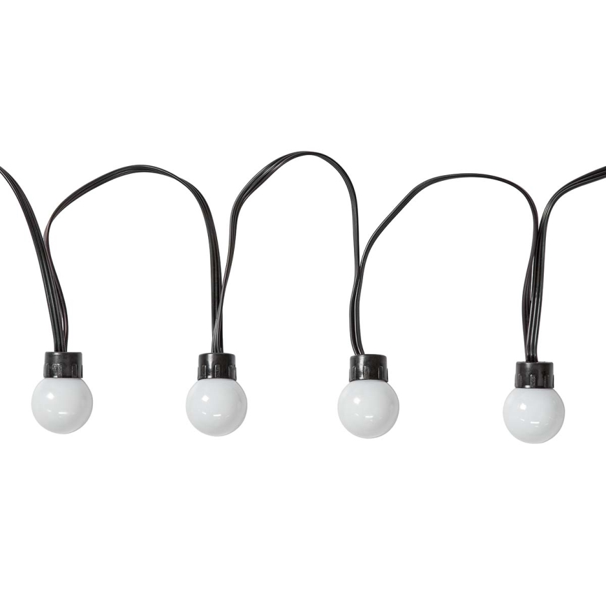 Corrente decorativa LED RGB 48xLED 13,8m IP65 Wi-Fi Tuya