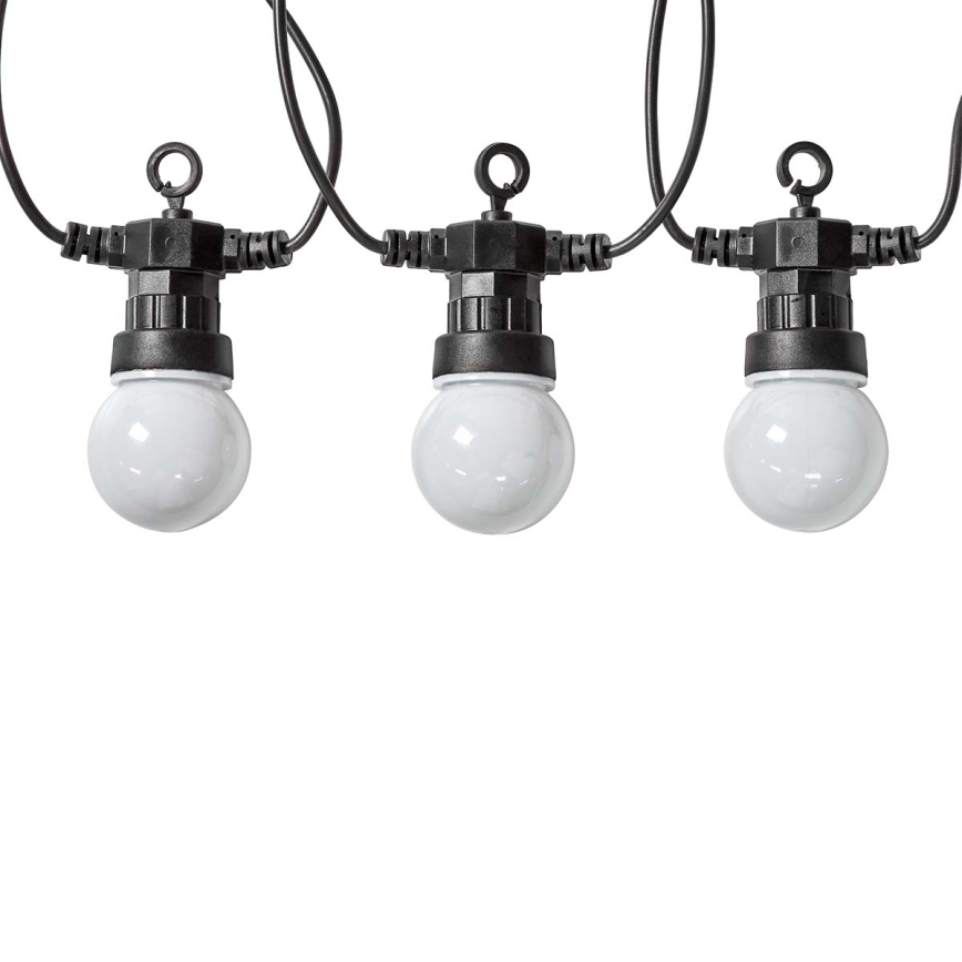 Corrente decorativa exterior LED RGB 20xLED/8 funções 13m IP65 Wi-Fi Tuya
