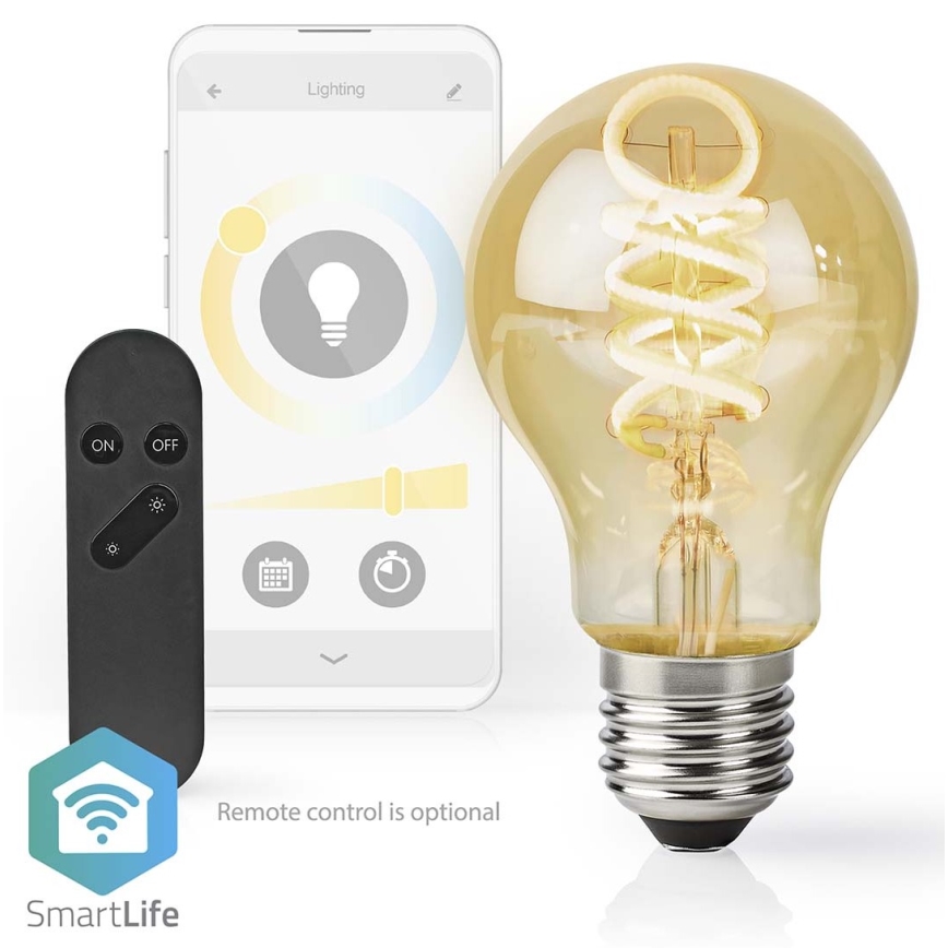 Lâmpada LED com regulação A60 E27/4,9W/230V Wi-Fi 1800-6500K