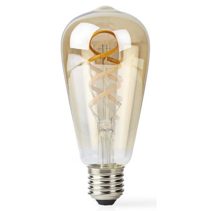 Lâmpada LED com regulação ST64 E27/4,9W/230V Wi-Fi 1800-6500K