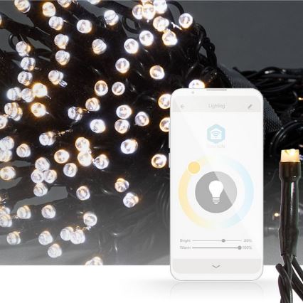 Corrente de Natal LED 200xLED/8 funções 25m IP65 Wi-Fi Tuya