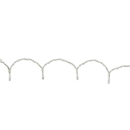 Cortina exterior de Natal LED 400xLED/8 funções 11m IP65 Wi-Fi Tuya branco frio