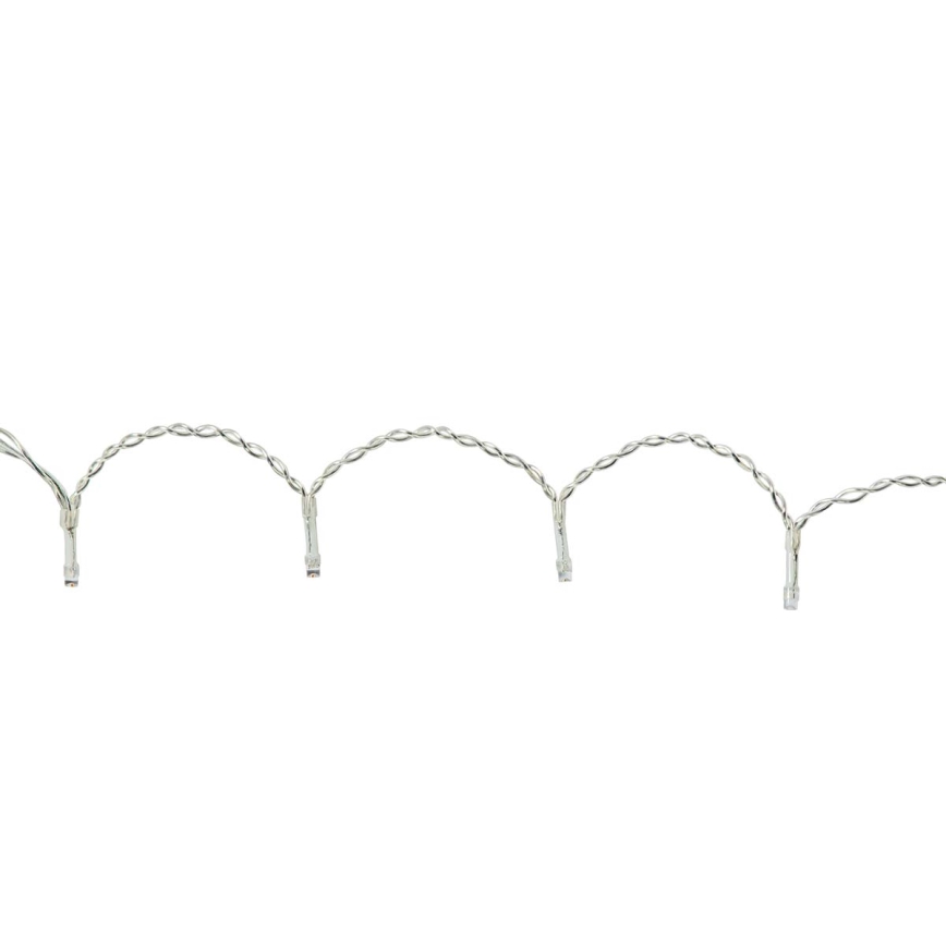 Cortina exterior de Natal LED 400xLED/8 funções 11m IP65 Wi-Fi Tuya branco frio