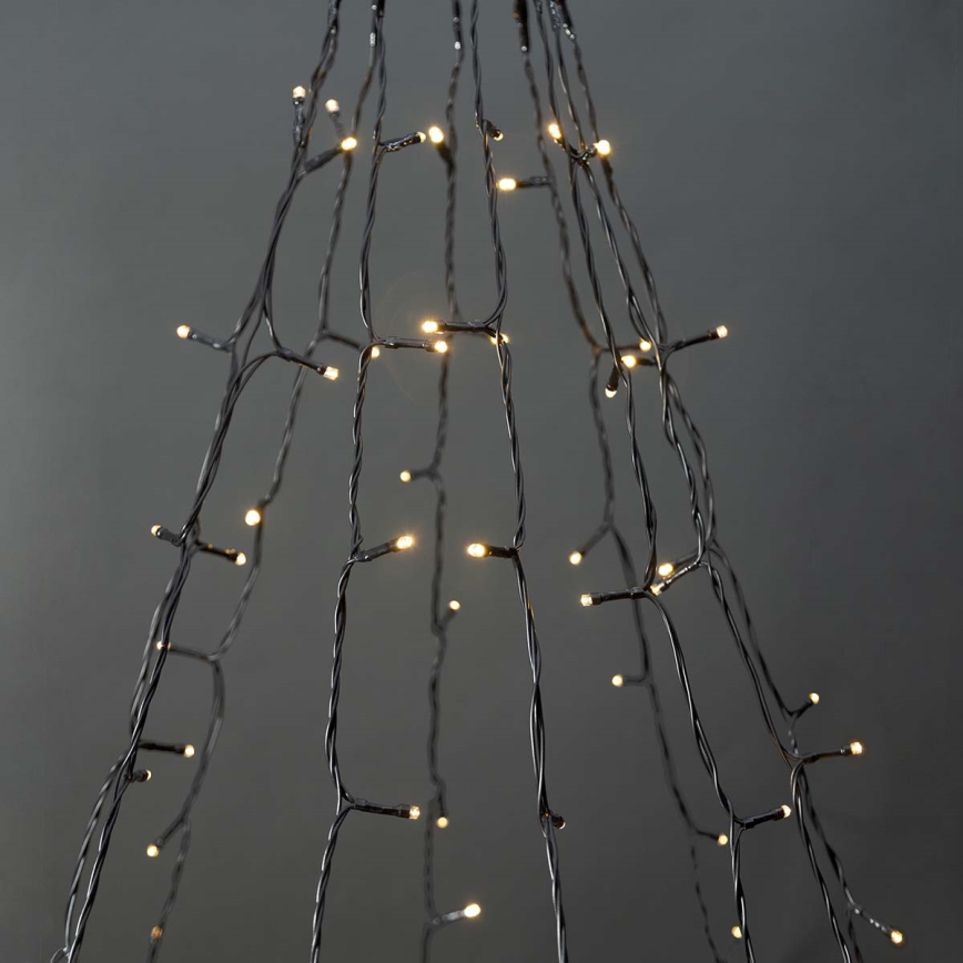 Cortina exterior de Natal LED 200xLED/8 funções 5x7m IP65 Wi-Fi Tuya