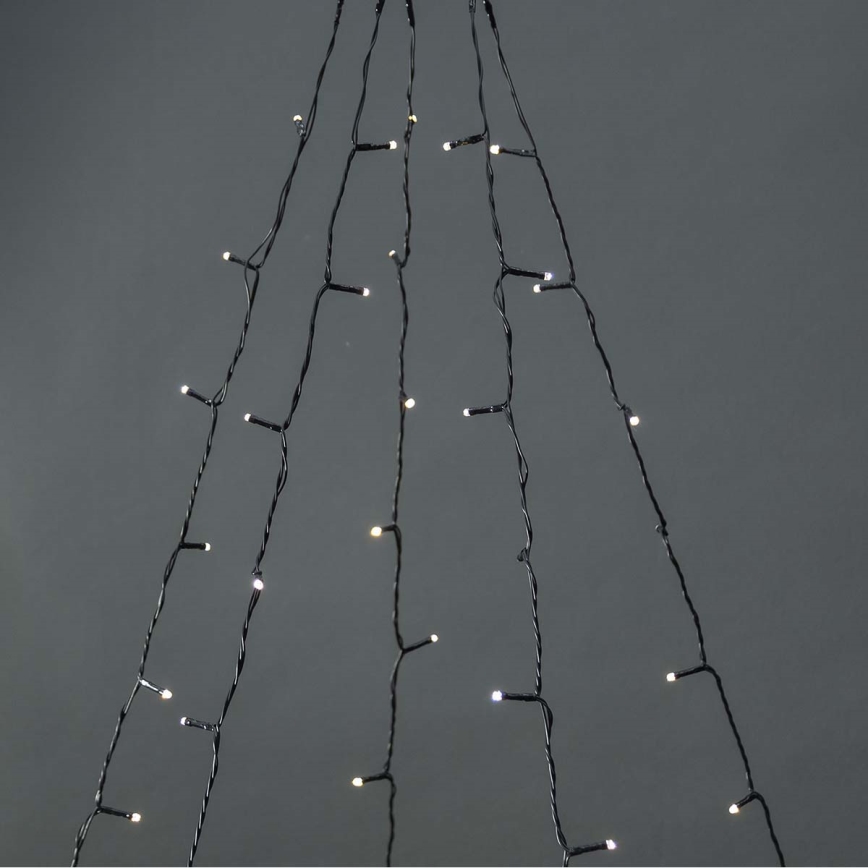 Cortina exterior de Natal LED 200xLED/8 funções 5x7m IP65 Wi-Fi Tuya