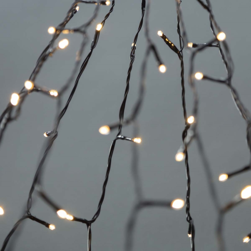 Cortina exterior de Natal LED 200xLED/8 funções 5x7m IP65 Wi-Fi Tuya