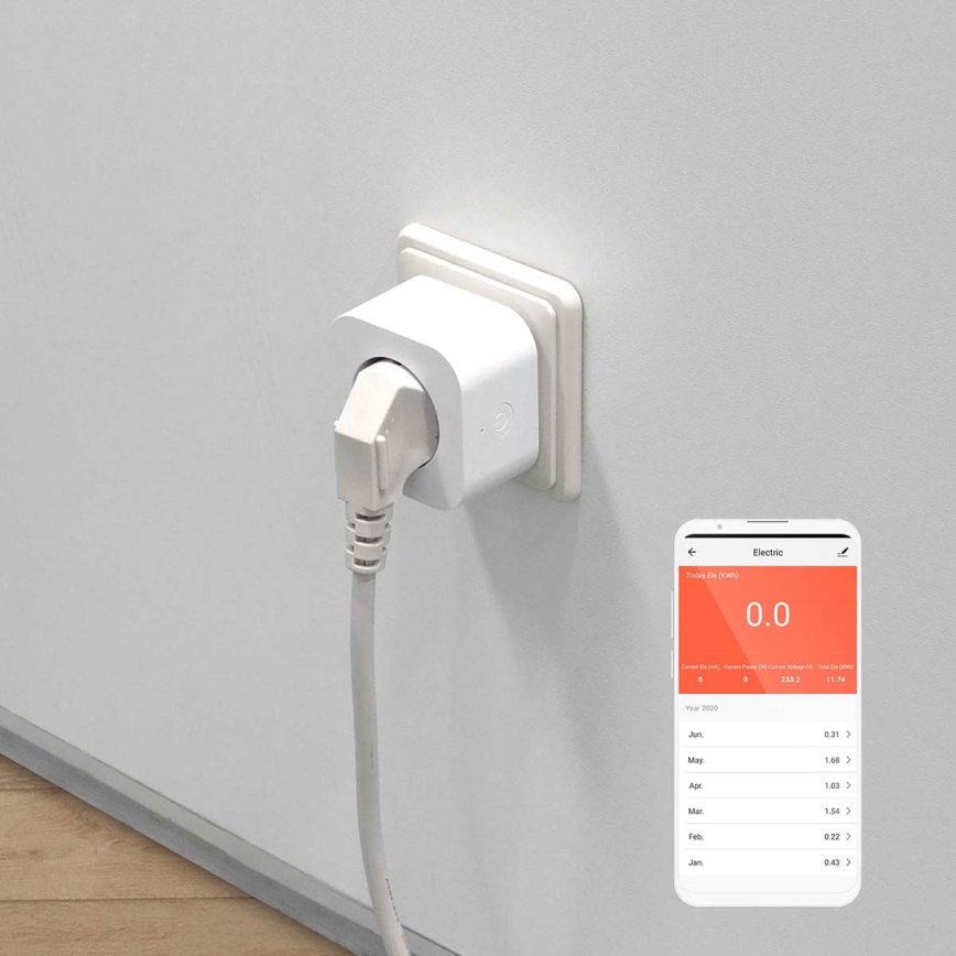 Tomada inteligente 3680W/230V/ Type E/16A Wi-Fi