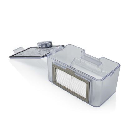 Aspirador robô inteligente com mopa 28W/2500 mAh Wi-Fi preto + comando