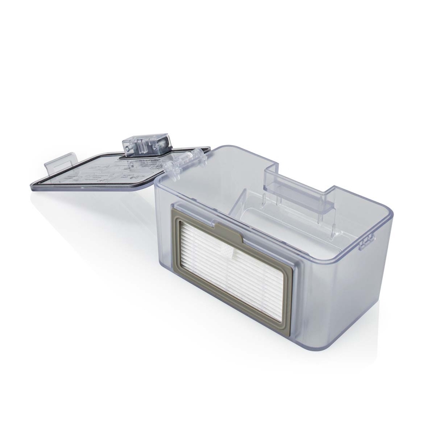 Aspirador robô inteligente com mopa 28W/2500 mAh Wi-Fi preto + comando