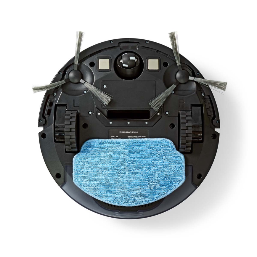Aspirador robô inteligente com mopa 28W/2500 mAh Wi-Fi preto + comando