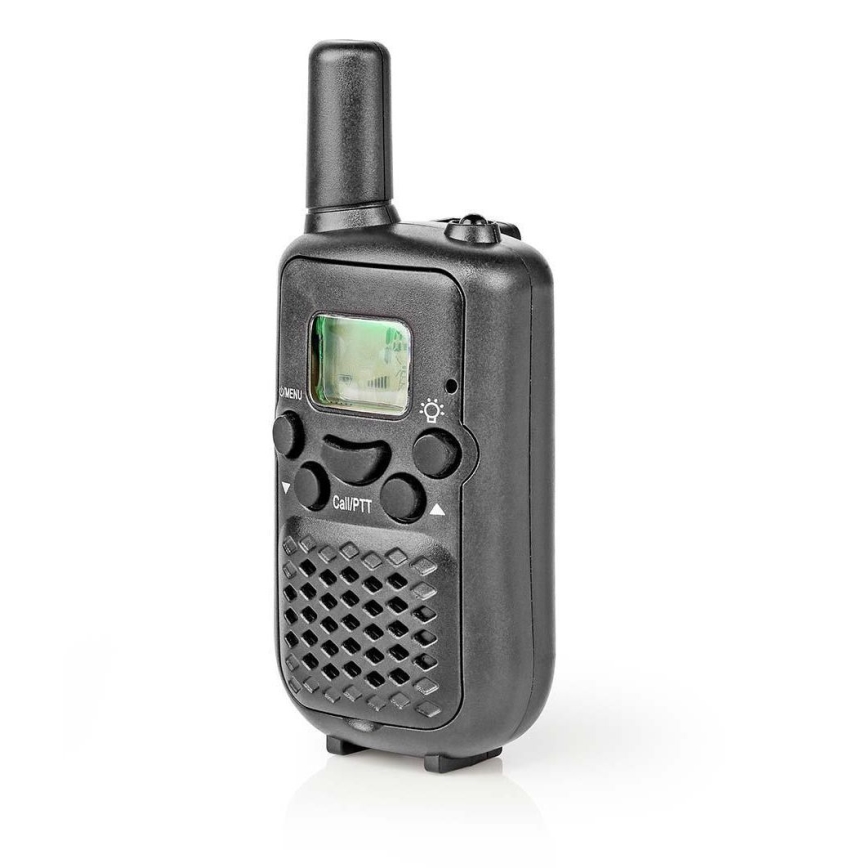 CONJUNTO 2x Walkie-talkie com iluminação LED 3xAAA alcance 5 km