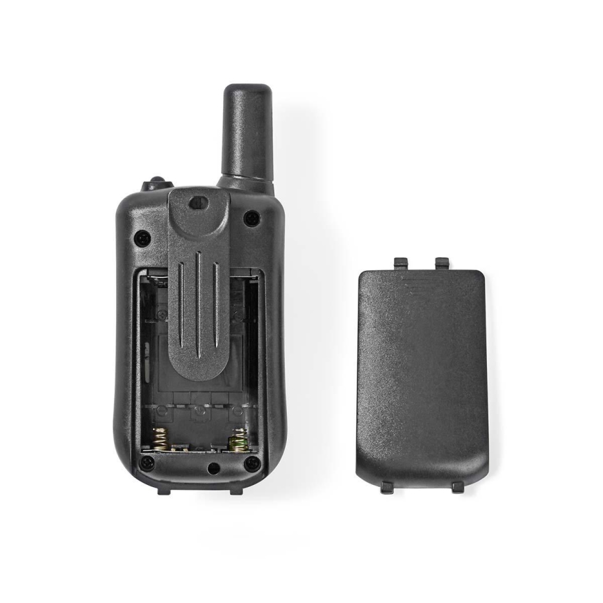 CONJUNTO 2x Walkie-talkie com iluminação LED 3xAAA alcance 5 km