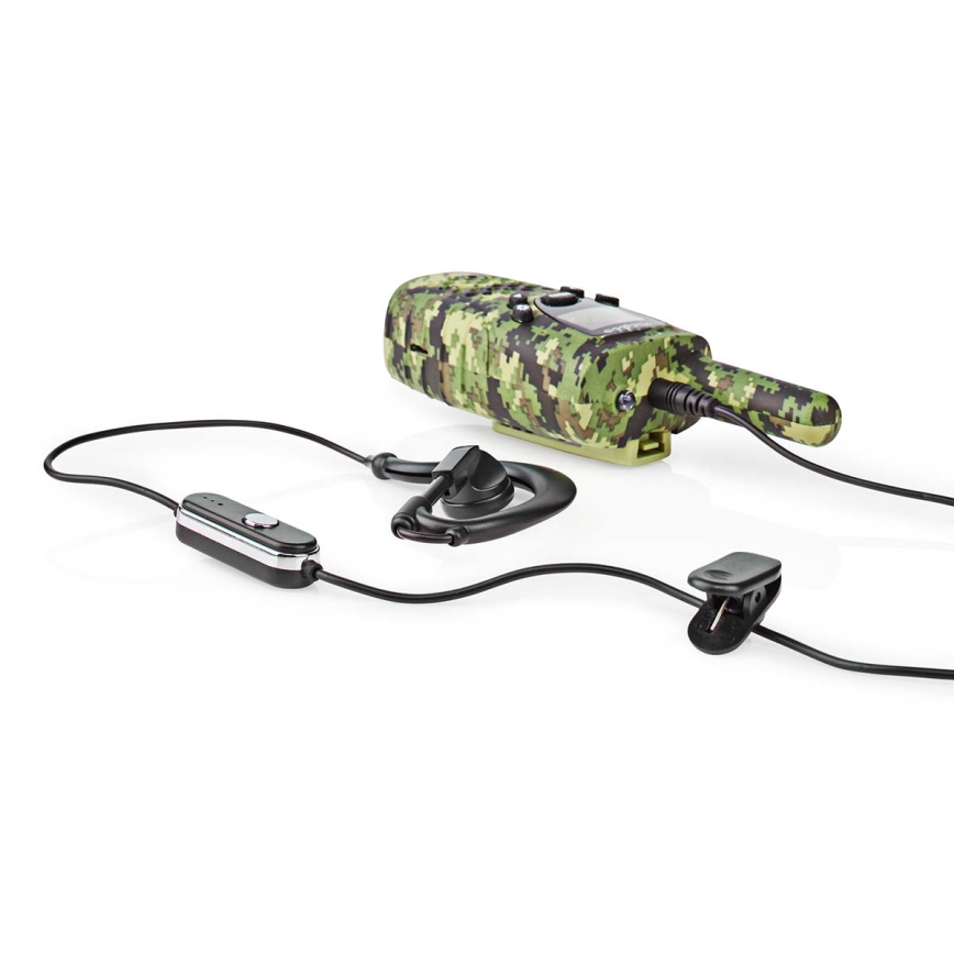CONJUNTO 2x Walkie-talkie com iluminação LED 3xAAA alcance 8 km camuflagem