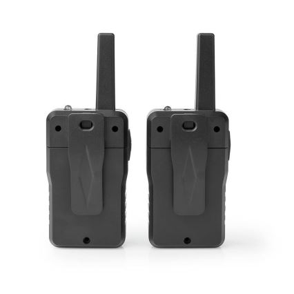 CONJUNTO 2x Walkie-talkie recarregável com iluminação LED 1300 mAh alcance 10 km