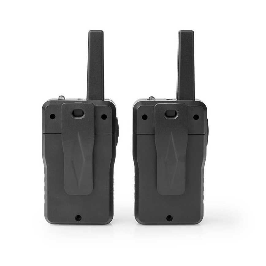 CONJUNTO 2x Walkie-talkie recarregável com iluminação LED 1300 mAh alcance 10 km