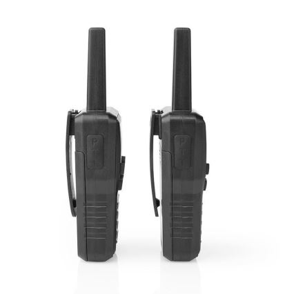 CONJUNTO 2x Walkie-talkie recarregável com iluminação LED 1300 mAh alcance 10 km