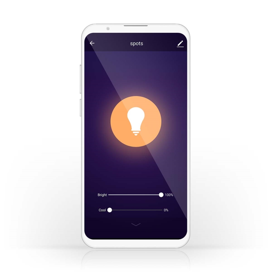 Lâmpada LED com regulação SmartLife E27/9W/230V Wi-Fi 2700-6500K