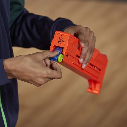 Nerf - Pistola infantil Nitro MotoFury Rapid Rally + 9 carros