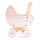 New Classic Toys - Carrinho de bebé para bonecas em madeira rosa
