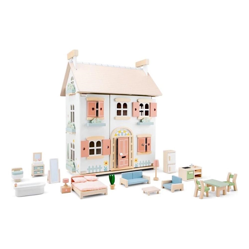 New Classic Toys - Casa de bonecas de madeira
