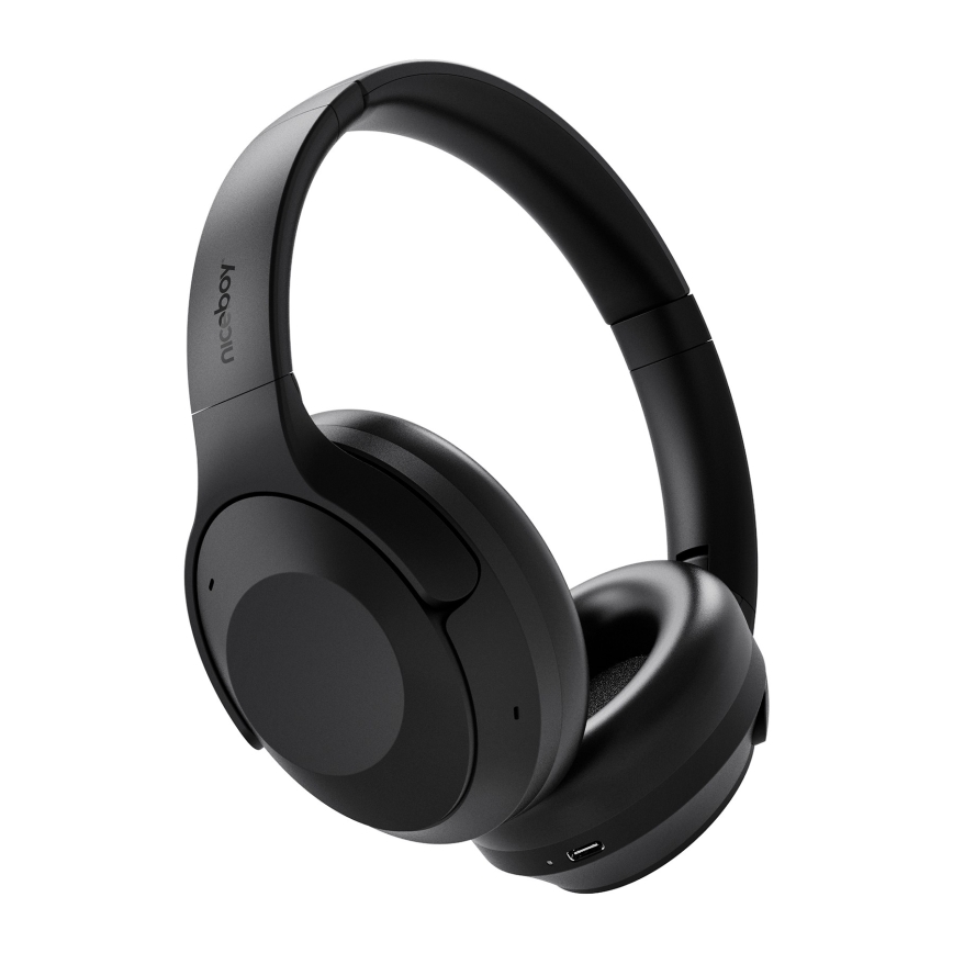 Niceboy Aura 5 ANC - Auscultadores sem fios com um microfone e ANC preto