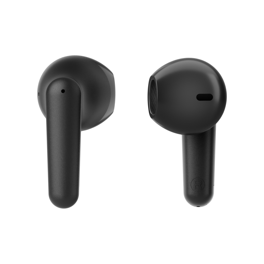 Niceboy Beans 4 POP - Auriculares sem fios 200 mAh + 2x 30 mAh IPX4 preto
