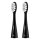 Niceboy - CONJUNTO 2x Cabeças de substituição Soft para escova de dentes ION Sonic e SmartSonic preto