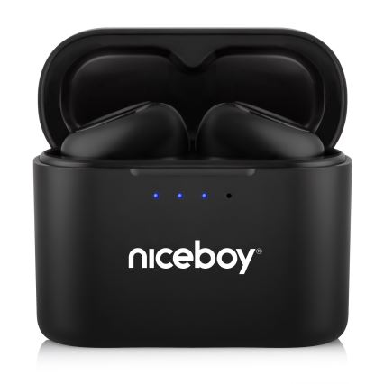 Niceboy HIVE Podsie 4 - Auscultadores sem fios IP54 preto