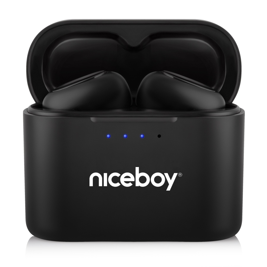 Niceboy HIVE Podsie 4 - Auscultadores sem fios IP54 preto